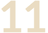 The image shows the number "11" in white, centered on a gray background.